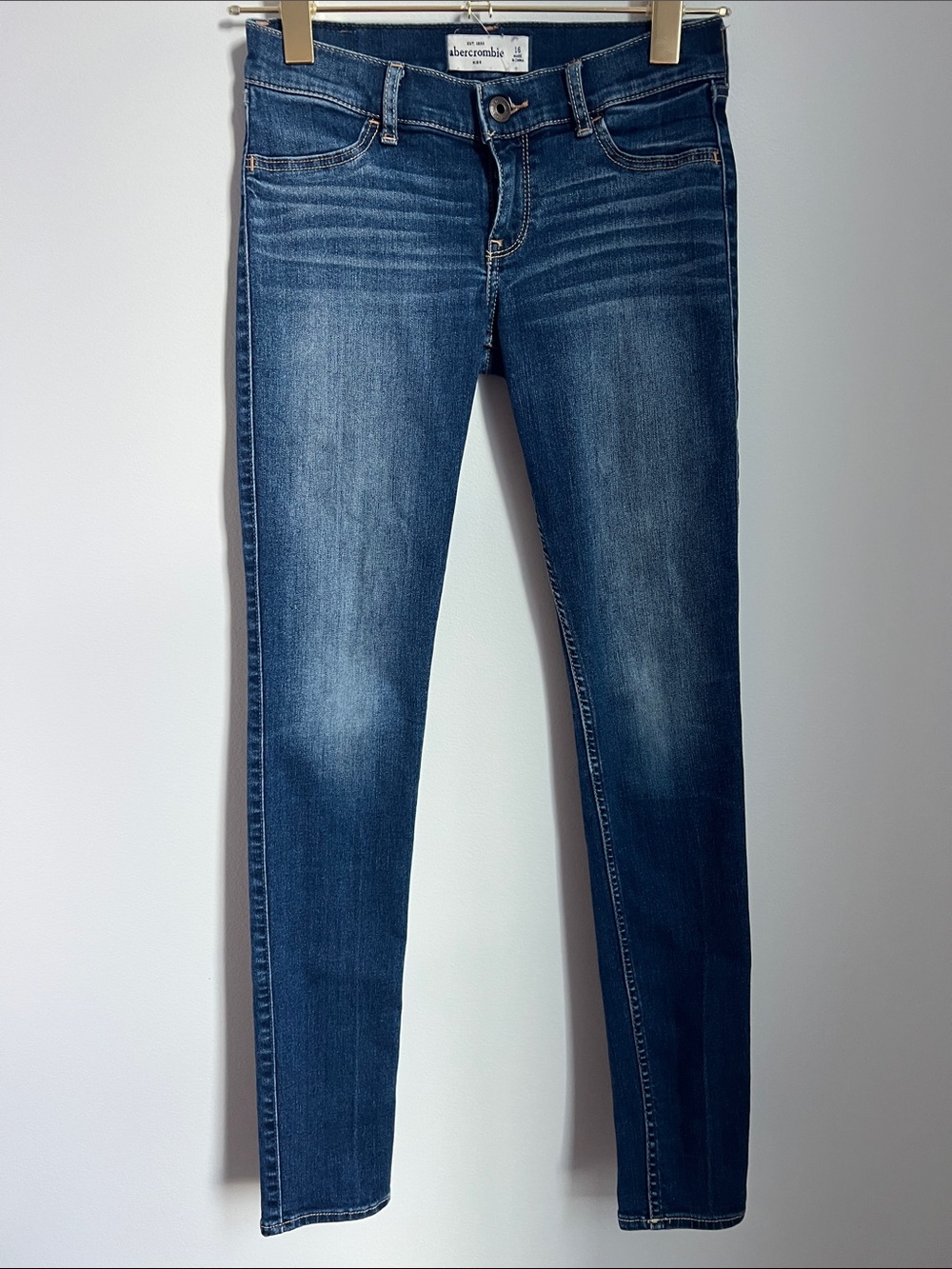 abercrombie kids | dark blue skinny jeans Size 16